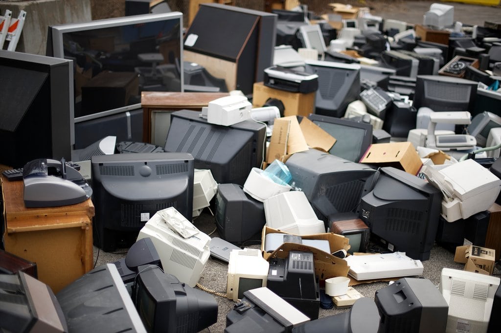 Pile of Old Computer Equipment - Photo Credit to Mark Makela from The New York Times